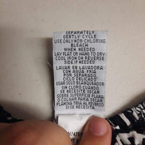 Lots of Love by Speechless black and white boho skirt size Small - Picture 8 of 10